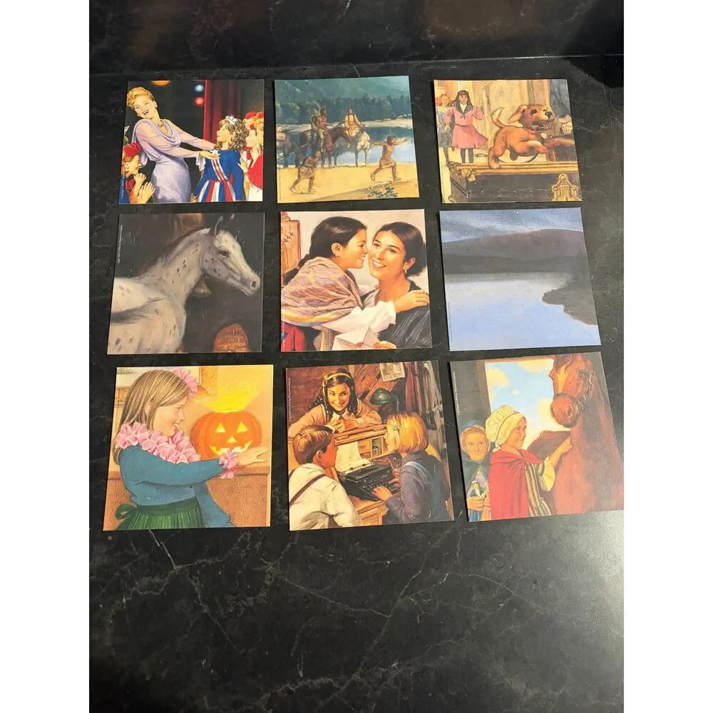 Vintage 2004 American Girl Pen Pal Pack Cards Notes Stationery Set Retired